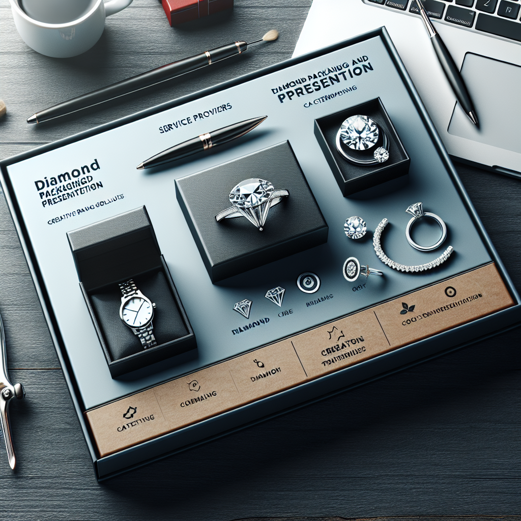 Diamantverpackung und -präsentation