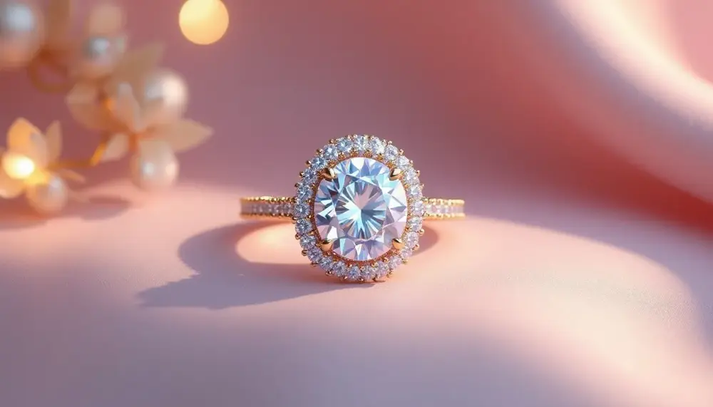 Der perfekte Diamantring rundum besetzt: Ein Traum für jeden Anlass