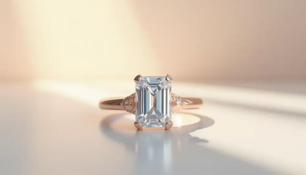 Der rechteckige Diamantring: Eleganz in einer neuen Form