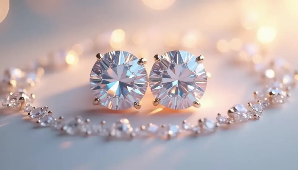 Diamant Ohrringe Kreis: Ein zeitloses Accessoire für jeden Anlass