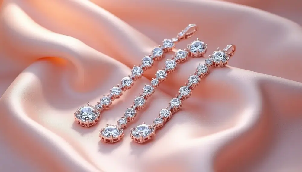 Diamant Ohrringe lang: Der perfekte Begleiter für festliche Anlässe