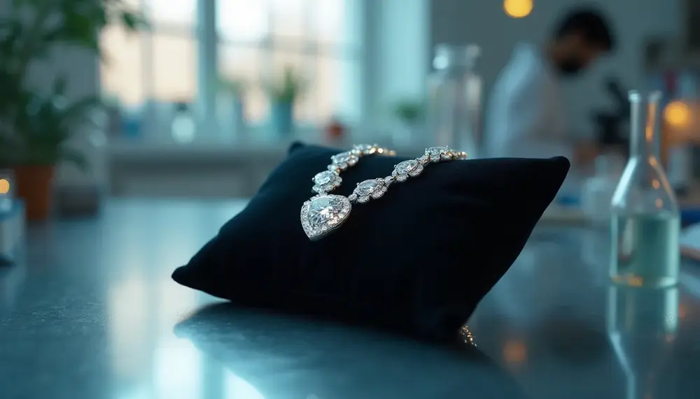 Diamantkette aus dem Labor: Wissenschaft trifft Kunst
