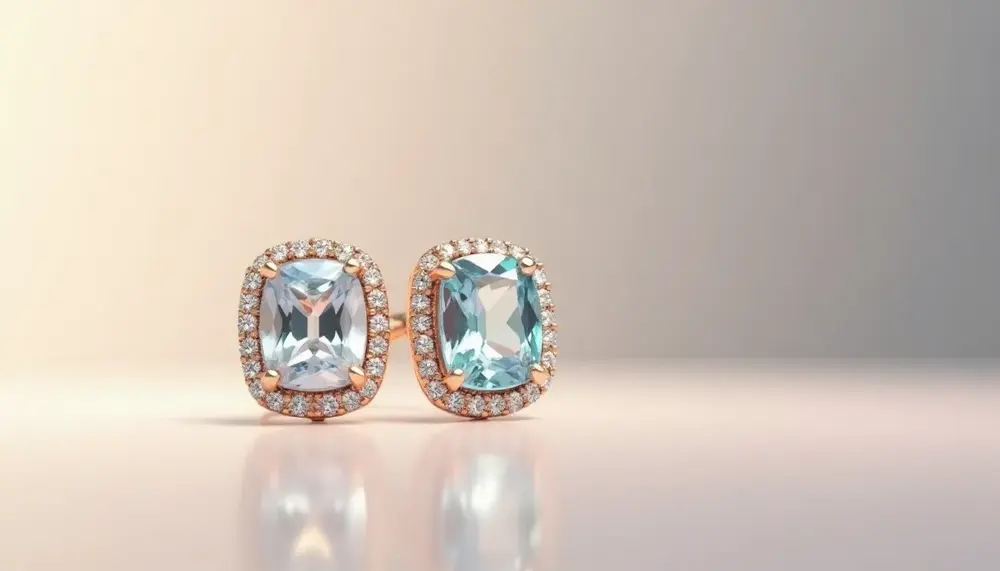 Die strahlende Kombination: Diamant Leternel Topas Ohrringe für jeden Anlass