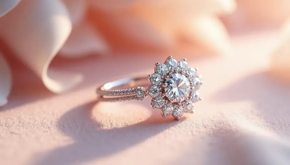 Entdecke die Schönheit des Diamantrings Cluster: Ein Funkeln für jeden Tag