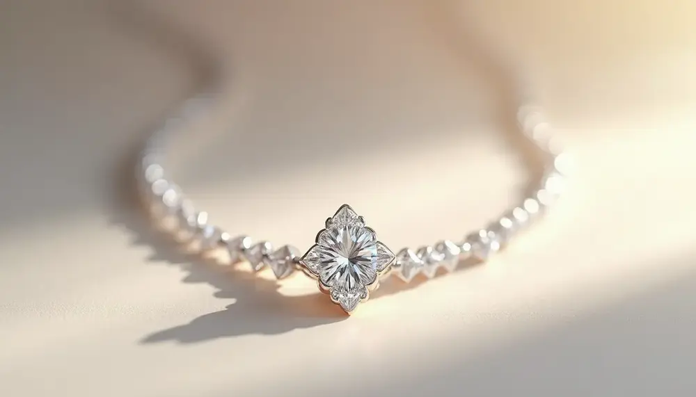 Rohdiamant Kette: Der unverfälschte Glanz der Natur