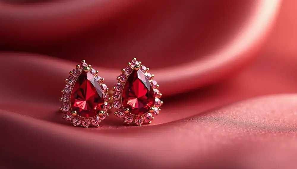 Rote Diamant Ohrringe: Der ultimative Blickfang für jeden Anlass